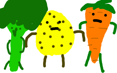 Grönsaker som dansar