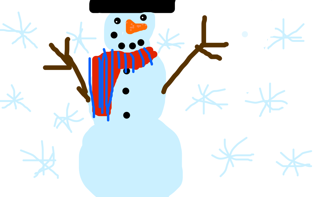 Snögubbe, en av dom bästa ritningarna jag har gjort!