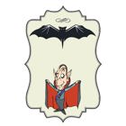 En vampyr och en fladdermus.