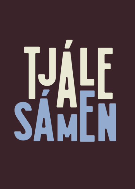 Mörk logga Tjále sámen