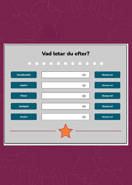 Bild på ordmaiskenen.