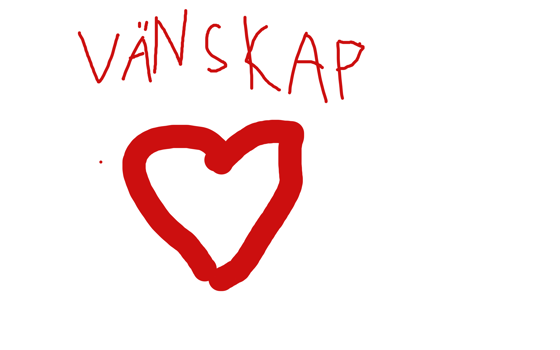 Hjärtan och vänskap. Viktigt!!!!!!!