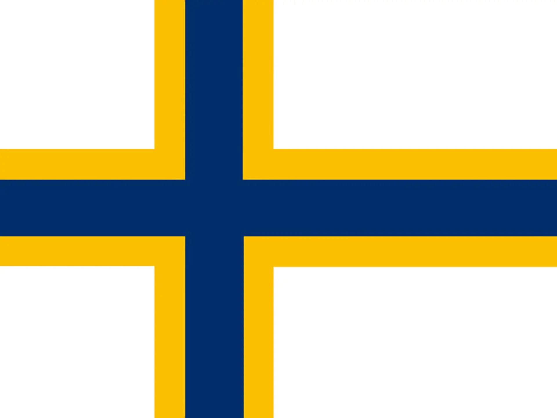 Den Sverigefinska flaggan.