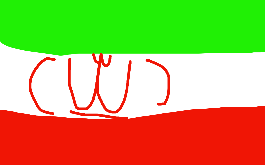 Iran flagga