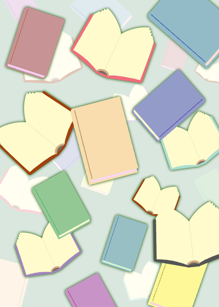 Böcker som regnar från himlen.