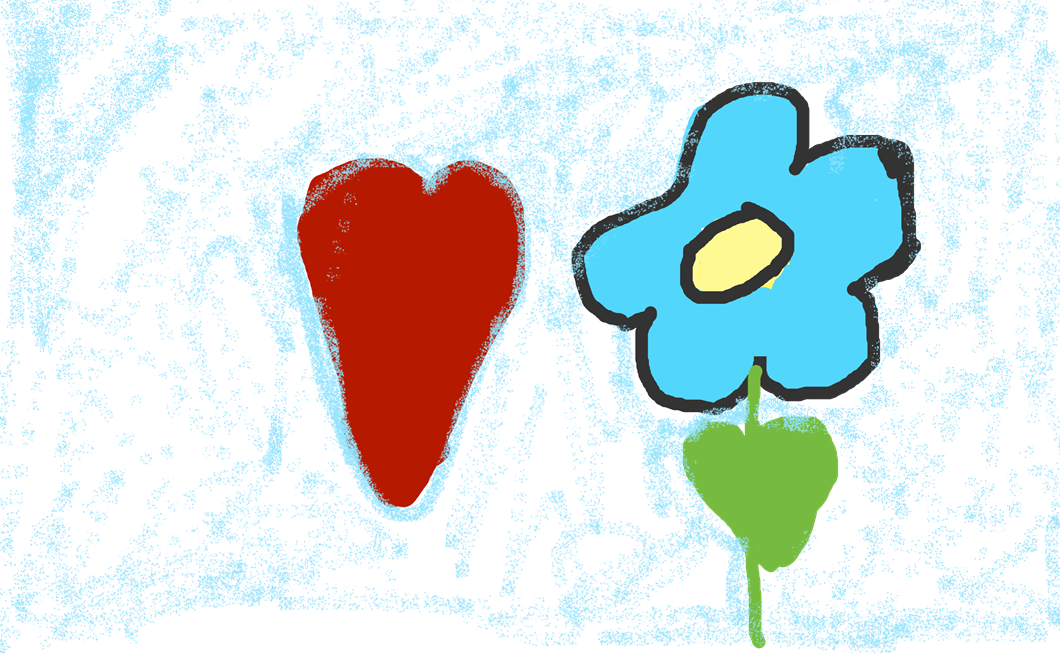 Sydän kukka