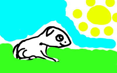 En hund, en sol