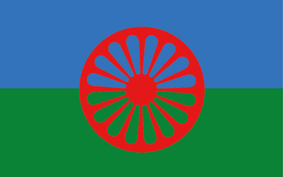 Romska flaggan.