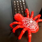Spindeln använder ett tangentbord.