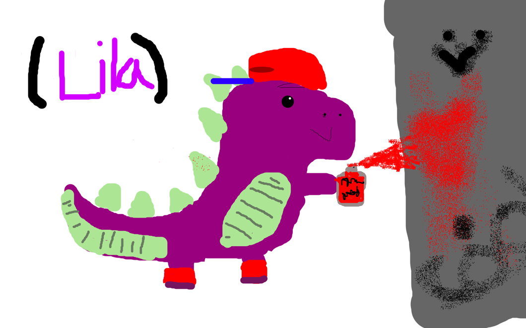 Den lila dinosaurien