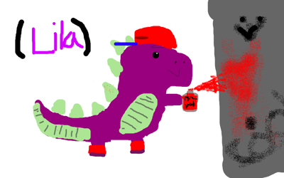 Den lila dinosaurien