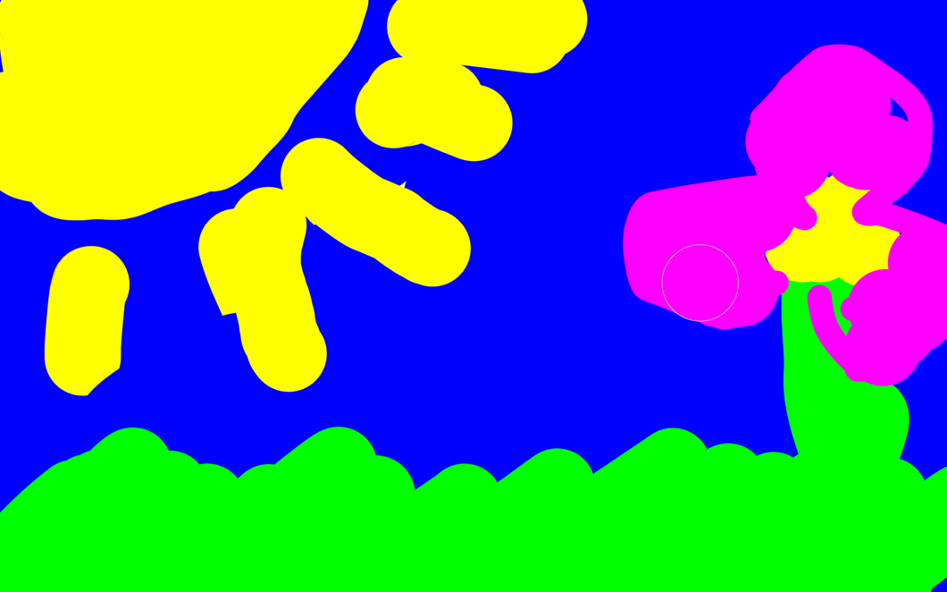Blommor och sol