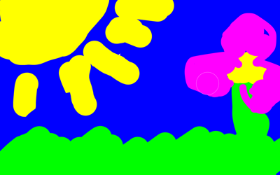 Blommor och sol