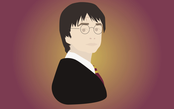 Porträtt av Harry Potter