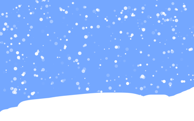 En snöig vinterdag