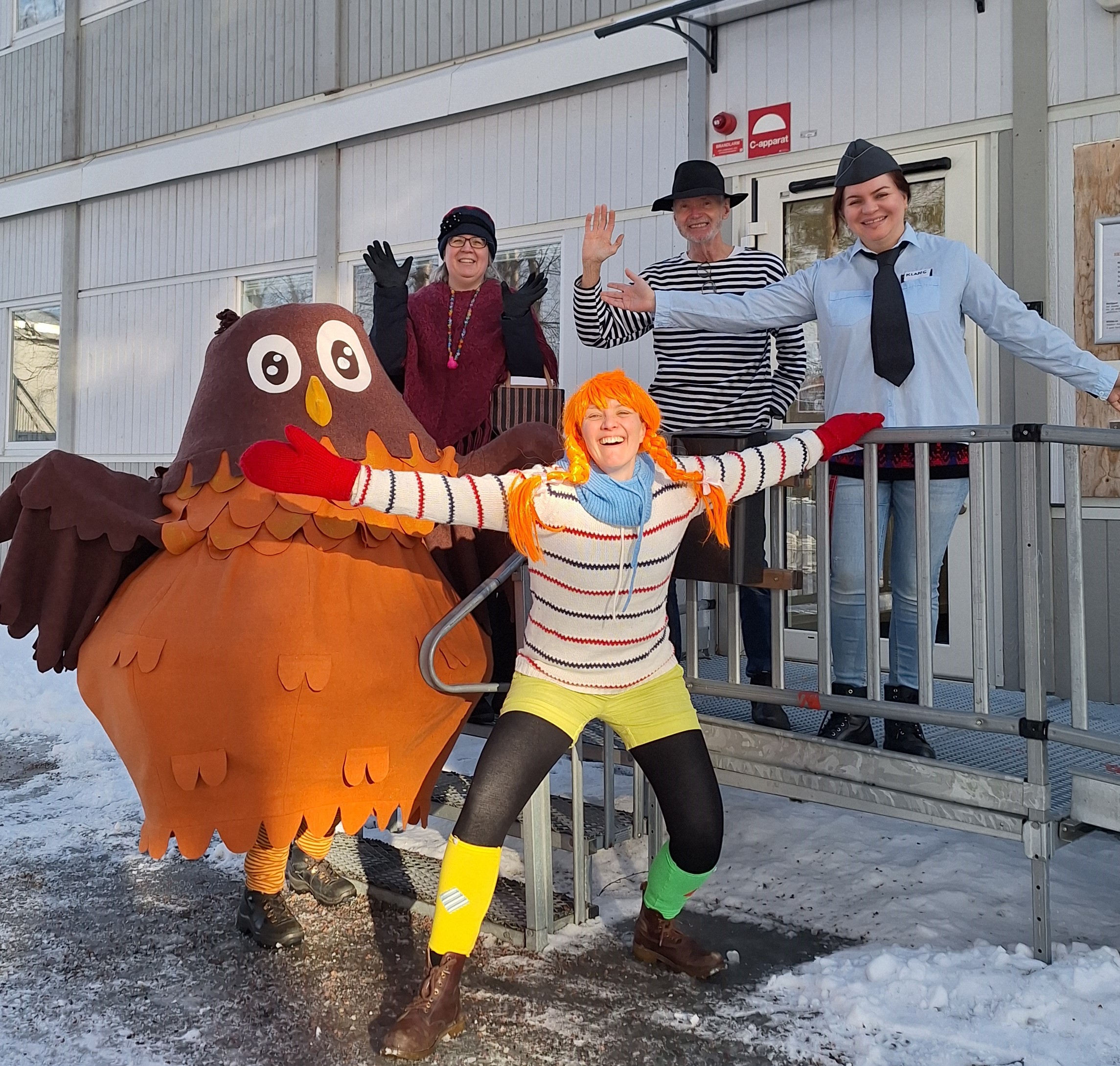 Ugglan och Pippigänget.