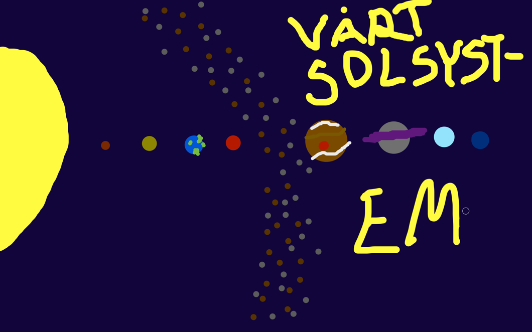 Vårt solsystem 🌎🌕🌑🌠