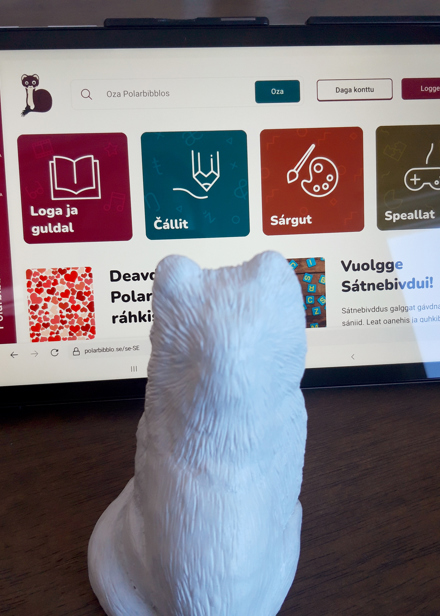 Fjällräven hänger på Polarbibblo.