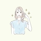 Snäll tjej som ler.