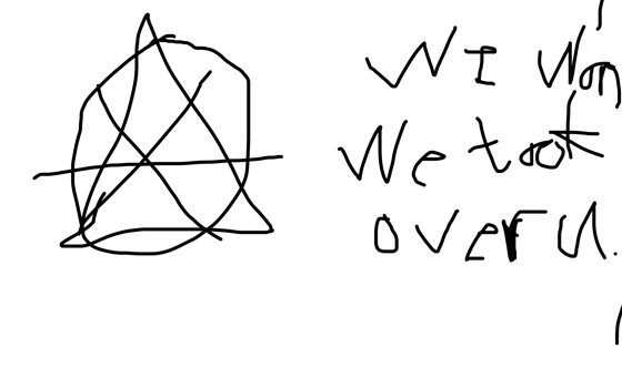 Vi tog över dik