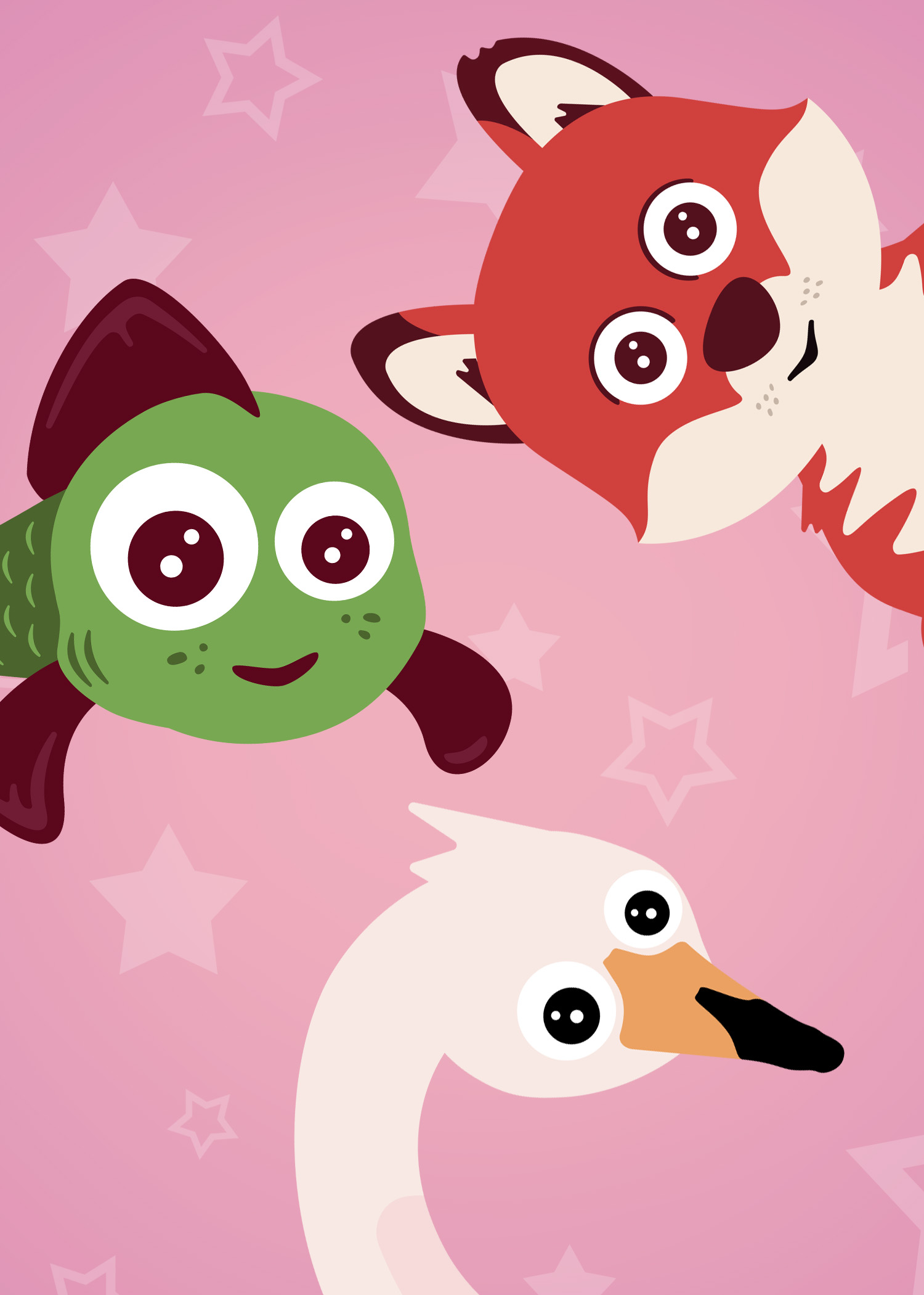 Meänkielidjuren tillsammans.