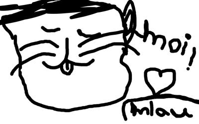 Mr. kissa :) (Piirtänyt Professor Duck)