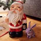 Kaninen träffar en tomte.